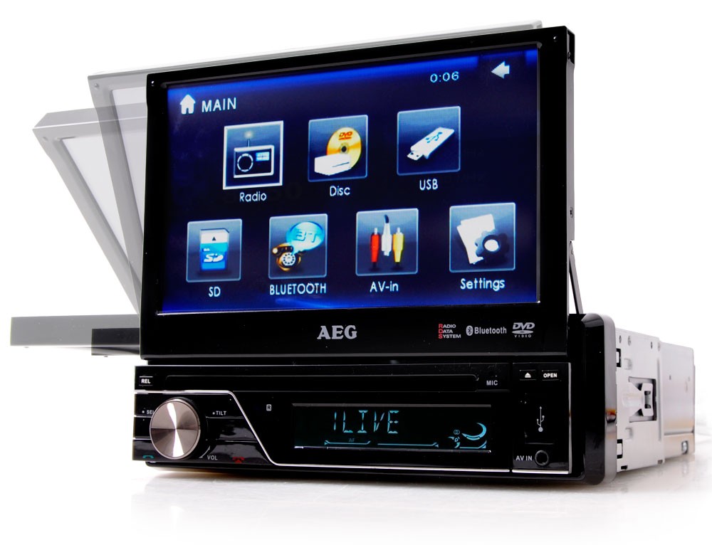 Autoradio Dvd Player Mp Usb Bluetooth Touchscreen Zoll Bildschirm