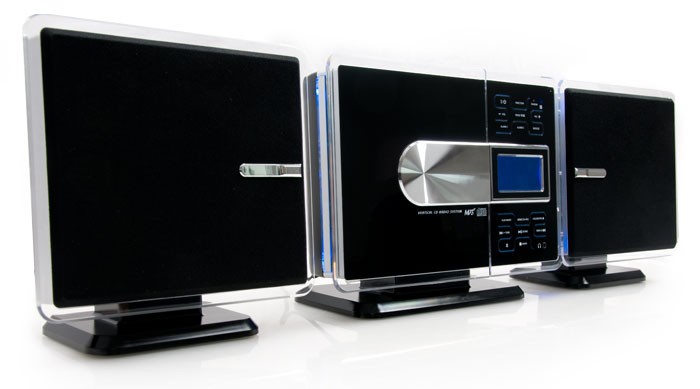 Stereoanlage Wandmontierbar Musiccenter CD MP3 Radio USB