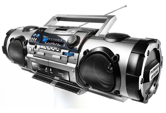 Ghettoblaster /CD Player Kassette USB Karcher RR 512