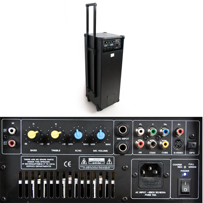 DJ PA Soundsystem DVD Wireless Port USB Headset DJ 552
