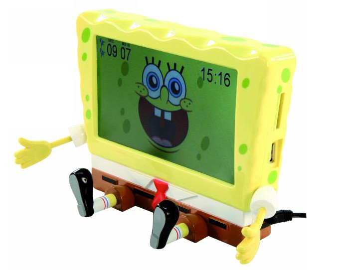   sponge bob motiven snooze weckzeitunterbrechung einklappbare stuetze 0