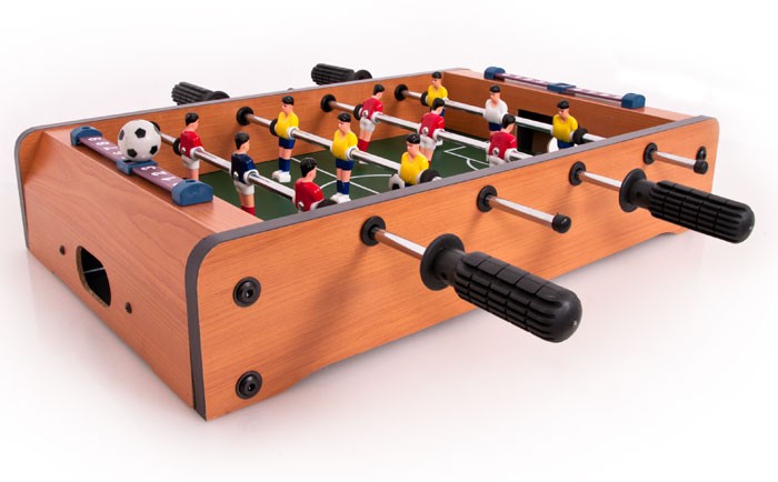 Holz Mini Tischkicker Tischfussball Spielzeug Kicker 50x30 5 cm United